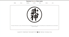Desktop Screenshot of bujinkan-leeds.co.uk